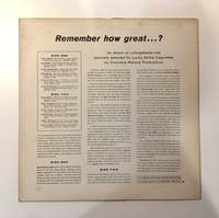 Various Artists Remember How Great...? LP Vinyl Record 1961 Columbia XTV 66639