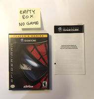 Spiderman [Player's Choice] (Nintendo GameCube, 2002) Box & Manual Only, No Game