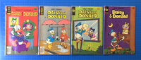 Lot of 4 Daisy and Donald 1979-83 Gold Key/Whitman Comics  - Bronze Age Vintage