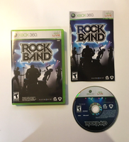 Rock Band (Microsoft Xbox 360, 2007) MTV Games - CIB Complete W/Manual US Seller