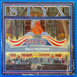 Styx: Paradise Theatre ~Early Holo Etch Press (1980, A&M Records) Gatefold