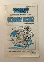 Donkey Kong (Coleco Vision, 1982) ORIGINAL MANUAL ONLY / US SELLER