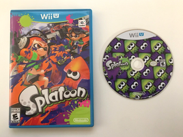 Splatoon (Nintendo Wii U, 2015) Amiibo - Box & Disc, No Manual - US Seller