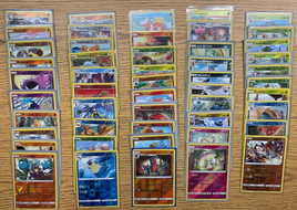 Pokémon TCG Reverse Holo Mixed Sets Lot 50 Cards - Monsters Trainers - LP-NM