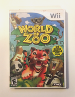 World of Zoo (Nintendo Wii, 2009) THQ - Box & Game Disc, No Manual - US Seller