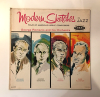 George Romanis: Modern Sketches In Jazz LP Vinyl Record (1959) Coral CRL 57273