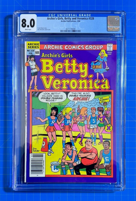 Archie's Girls Betty And Veronica #328 (1984) Archie Comic - Graded CGC 8.0 VF