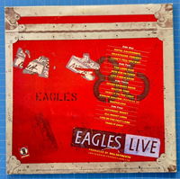 The Eagles Live 2 X LP Asylum 1980 1st USA Press Gatefold No Poster M-!!!!