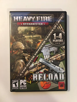 Heavy Fire Afghanistan Reload 2 Top Notch Shooter Games In 1 Box PC Windows CIB