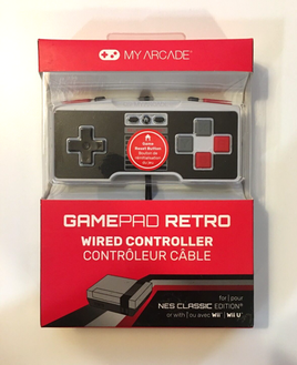 My Arcade GamePad Classic Wired Controller for NES Classic Edition - New Sealed