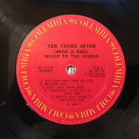 Ten Years After ‎-Rock & Roll Music to the World 1972 Columbia Vinyl LP KC 31779