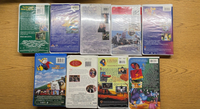 8 Unique VHS Misc Tapes Disney, WB Family Kids Aladdin