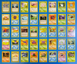 40 Lot Vintage Pokémon TCG Cards NM-LP All Unique Fossil / Jungle / Base Set 1/2