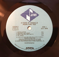 A Flock of Seagulls: Dream Come True LP - Vinyl Record - Arista - Jive JL8-8411