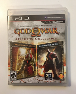 God of War Origins Collection for PS3 PlayStation 3 2011 - CIB Complete W/Manual