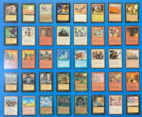 Lot of 40 Vintage MTG Magic Cards Urza's Saga Fallen Empires The Dark Alliances