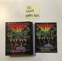 Alien Invaders-Plus! (Magnavox Odyssey 2, 1980) Box & Manual Only, No Game Cart