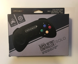 Retro-Bit - Super Retro RDP Wired Controller for Nintendo SNES - Black - Sealed