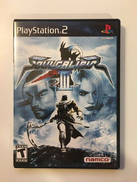 Soul Calibur III 3 [Black Label] PS2 (PlayStation 2,  2005) Box, Game & Manual