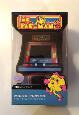 My Arcade Micro Player Mini Arcade Machine: Ms. Pac-Man - Playable - Tested