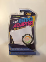 Komodo 2 in 1 Retro Adapter For Nintendo Wii - New Sealed - US Seller