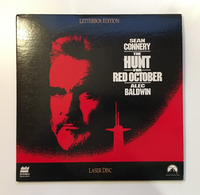 The Hunt For Red October - Letterbox Edition - 2 LD Laserdisc Set - Sean Connery