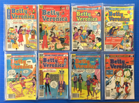 Lot of 24 Betty and Veronica 1980-83 Archie Comic Group - Bronze Age Vintage