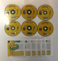 Liquid Books Discs #1-6 Educational For PS1 (Playstation 1) Lightspan Adventures