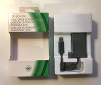 Microsoft Xbox 360 Data Hard Drive Transfer Cable - Box & Cable - US Seller