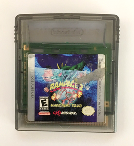 Rampage 2 Universal Tour (Nintendo GameBoy Color, 1999) Cartridge Only US Seller