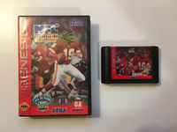 NFL Football '94 Starring Joe Montana (Sega Genesis, 1993) Box & Game, No Manual