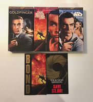 James Bond 007 Gift Set Volume 3 (Goldfinger, From Russia With Love, Dr No) VHS