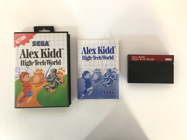 Alex Kidd In High-Tech World (Sega Master System, 1989) CIB Complete - US Seller