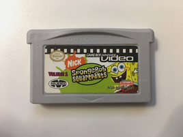 GBA Video SpongeBob SquarePants Volume 1 (Nintendo Gameboy Advance, 2004) Cart