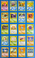 40 Lot Vintage Pokémon TCG Cards NM-LP All Unique Fossil / Jungle / Base Set 1/2