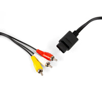 XYAB Composite AV Audio Video Cable for Nintendo SNES N64 GC Gamecube - New