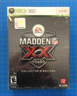 Madden 2009 20th Anniversary Edition (Microsoft Xbox 360, 2008) NFL CIB Complete