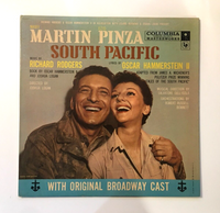 South Pacific: Original Broadway Cast LP Vinyl (Martin, Pinza) Columbia OL 4180