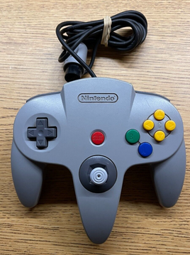 Original Grey Nintendo 64 N64 Controller OEM - Tested