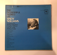 The Wonderful World of Andy Williams Vinyl Record LP Columbia Stereo 8937