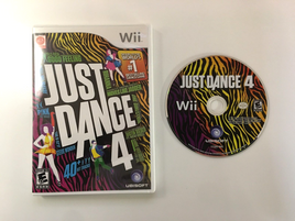 Just Dance 4 (Nintendo Wii, 2012) Ubisoft - Box & Disc, No Manual - US Seller