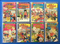 Lot of 18 Archie At Riverdale High 1974-85 Archie Group - Bronze Age Vintage