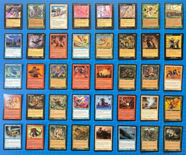 Lot of 40 Vintage MTG Magic Cards Urza's Saga Fallen Empires Prophecy Alliances