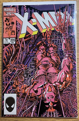 Uncanny X-Men #205 MAY - 1986- Clean - Marvel Comic