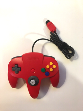Original Nintendo 64 N64 Red Controller OEM - NUS-005 - Tested - US Seller