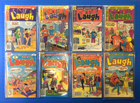 Lot of 11 Laugh Archie Series 1979-85 Archie Group - Bronze Age Vintage