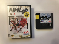 NHL 96 (Sega Genesis, 1996) EA Sports Hockey - Box & Game, No Manual - US Seller