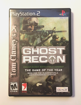 Tom Clancy's Ghost Recon [Black Label] (PlayStation 2, PS2, 2002) CIB Complete