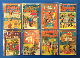 Lot of 12 Archie's Pals 'N' Gals 1972-85 Archie Group - Bronze Age Vintage