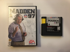 Madden NFL 97 (Sega Genesis, 1997) EA Sports - Box & Game Cartridge, No Manual